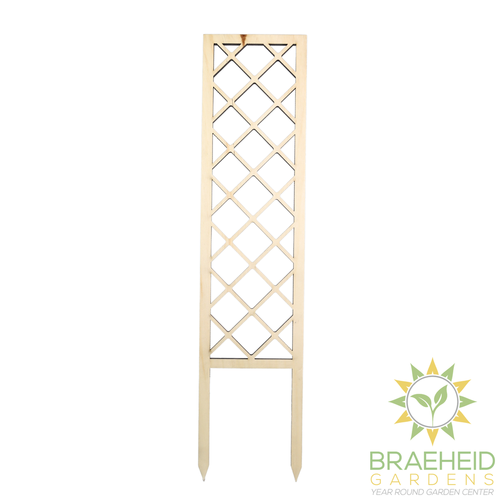 Cross-Hatch Wooden Trellis