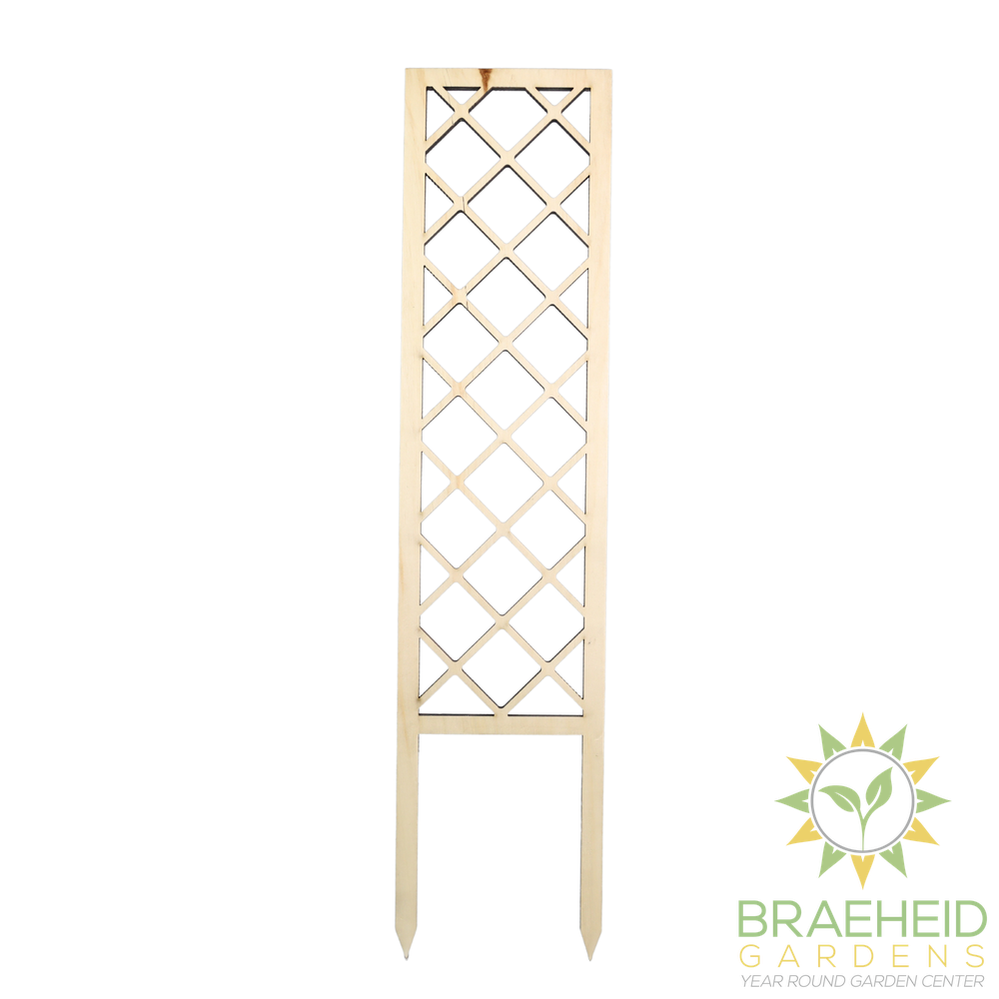 Cross-Hatch Wooden Trellis