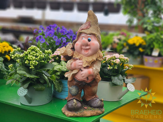 Gnomes Working Garden Gnome