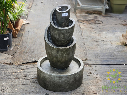 Spiral Stone Fountain