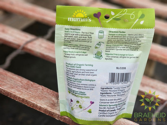 Organic Spicy Lentil Crunch Micro Greens