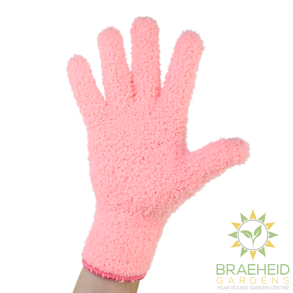1 Pair Leaf Shining Microfiber Gloves