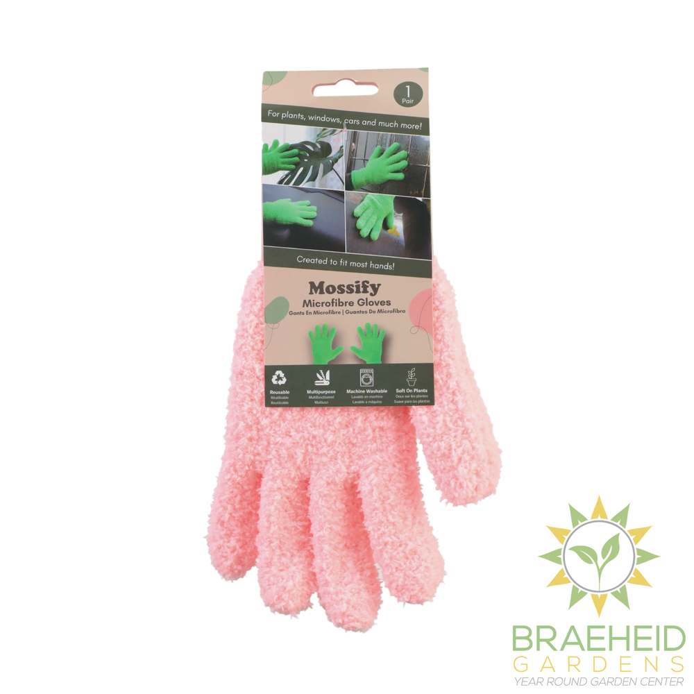 1 Pair Leaf Shining Microfiber Gloves