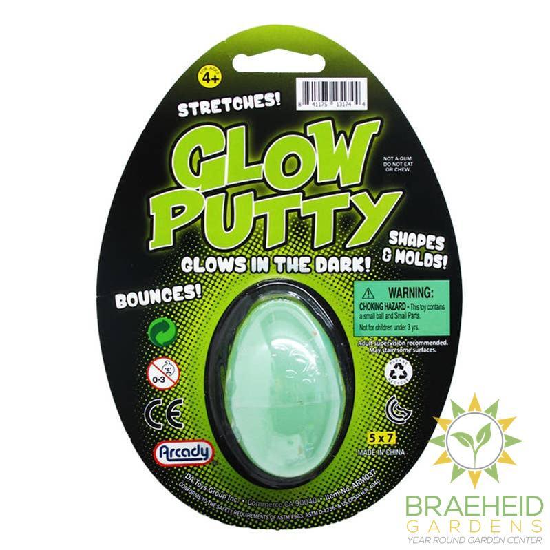 Glow in the Dark Putty in 2.5" Egg