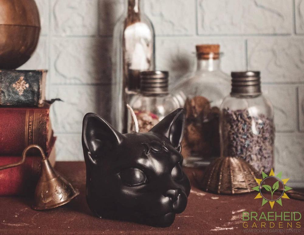 THIRD EYED CAT CANDLE | PILLAR