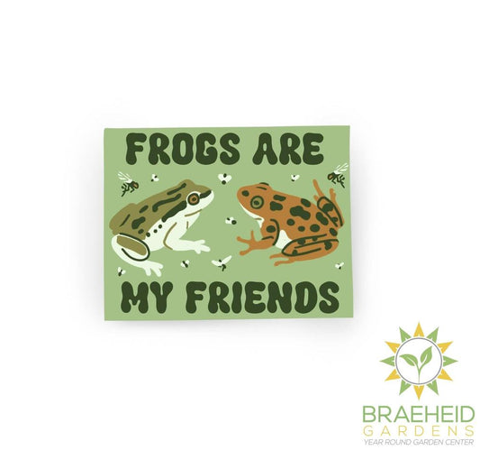 Friend to Frogs Sticker
