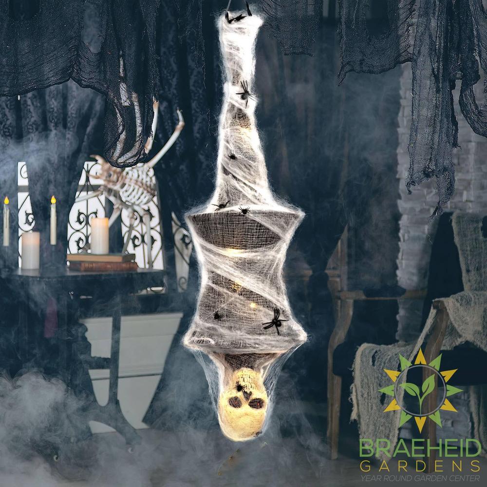 61 Inches Halloween Cocoon Corpse Decoration with Sound