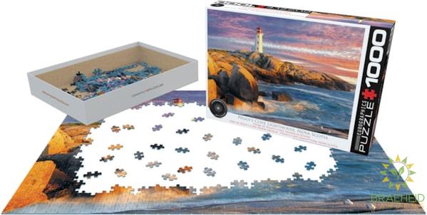 Peggy's Cove Lighthouse. Novia Scotia Puzzle