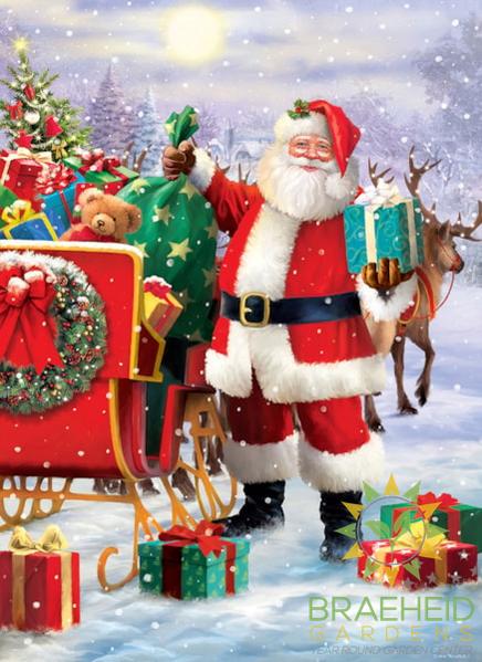 Santa with Sled Puzzle