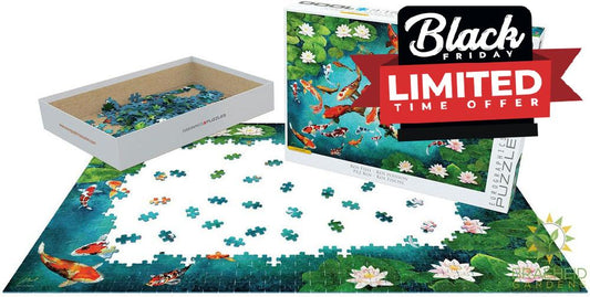 Colorful Koiscape by Guido Borelli Puzzle