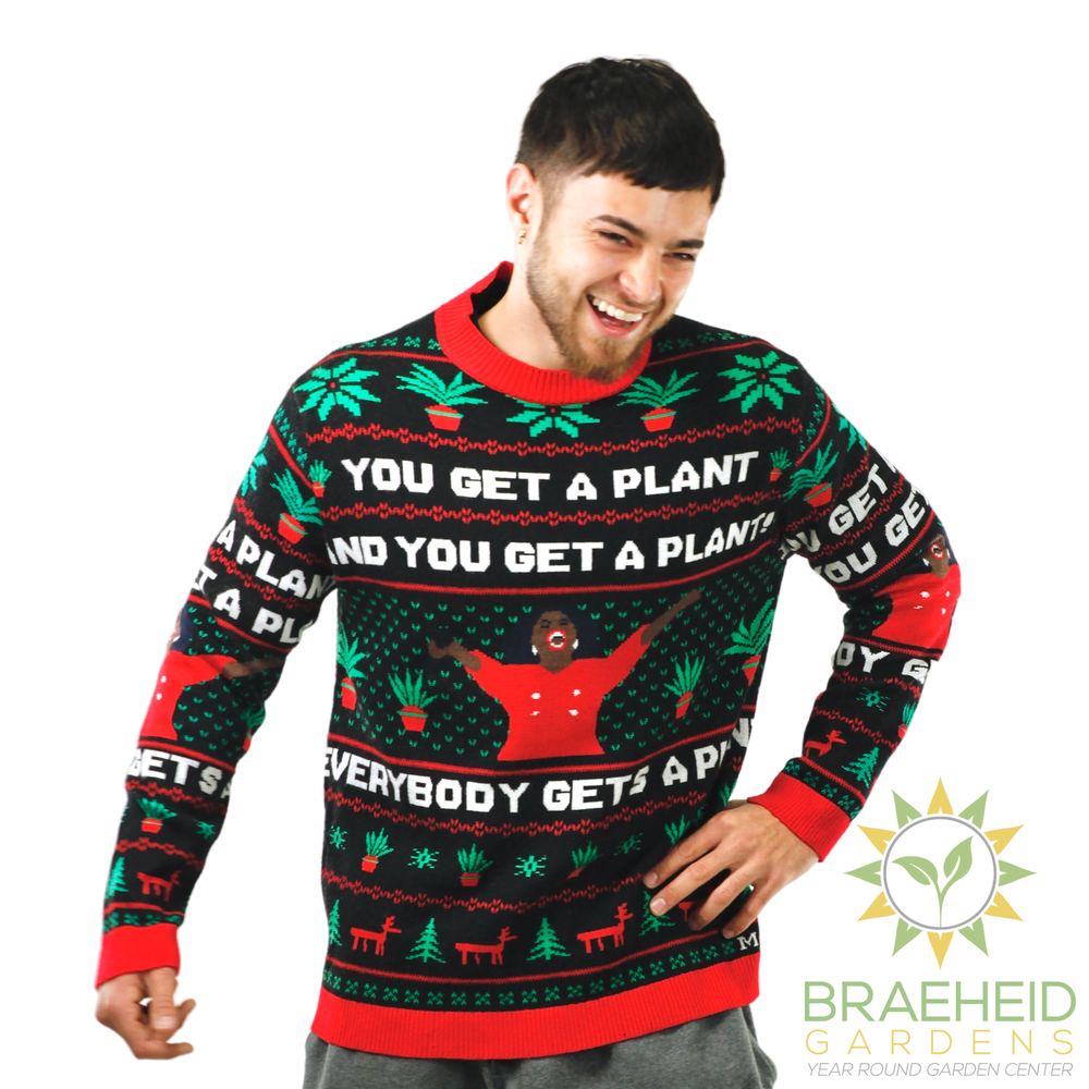 "YOU GET A PLANT" - Ugly Plantmas Sweater