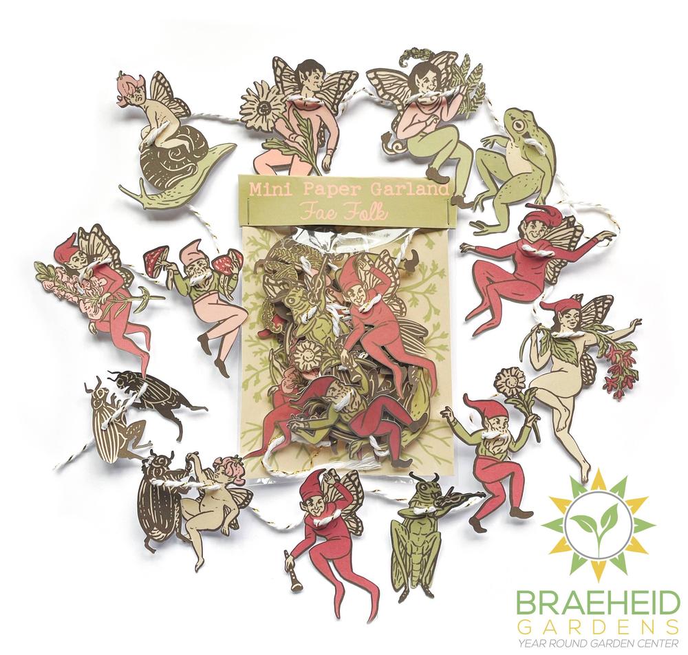 Fae Folk Mini Paper Garland