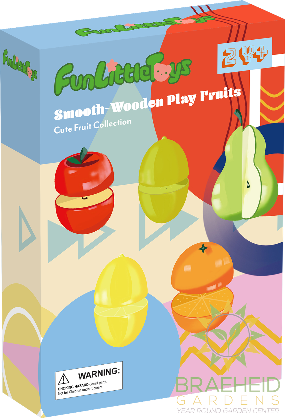 11 Pcs Wooden Pretend-Play Fruit Cutting Set for Kid Toys