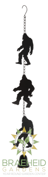 Laser Cut Bigfoot Wind Chime