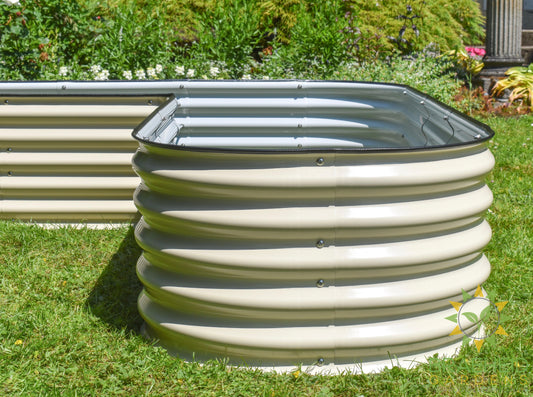 17" Tall L-Shape Garden Bed Kit