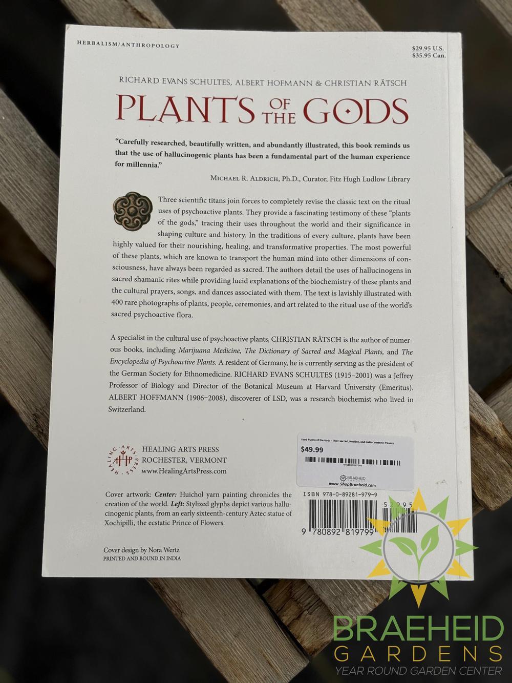 Plants of the Gods - Their sacred, Healing, and Hallucinogenic Powers