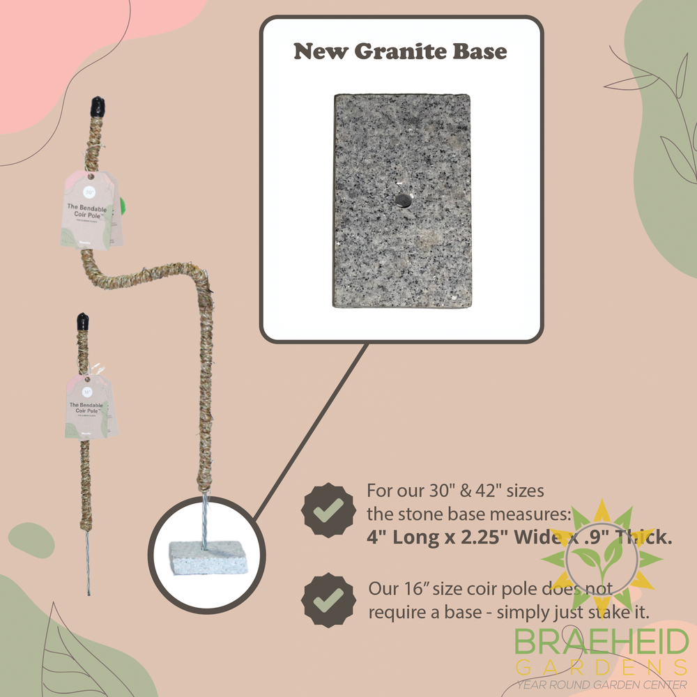 The Original Bendable Coir Pole⢠- Best Seller (Tape Included)
