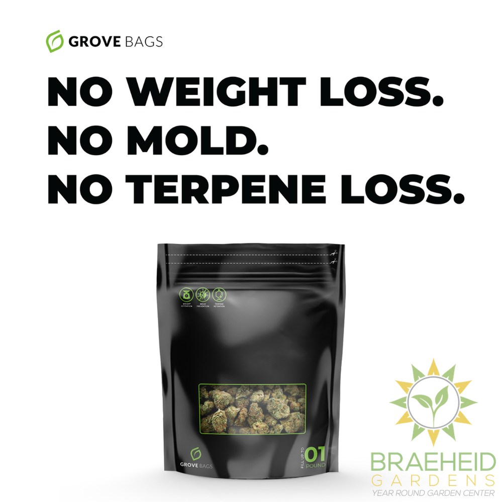 Grove Bags - TerpLoc Curing & Storage Bags (1/2 oz Glassless)