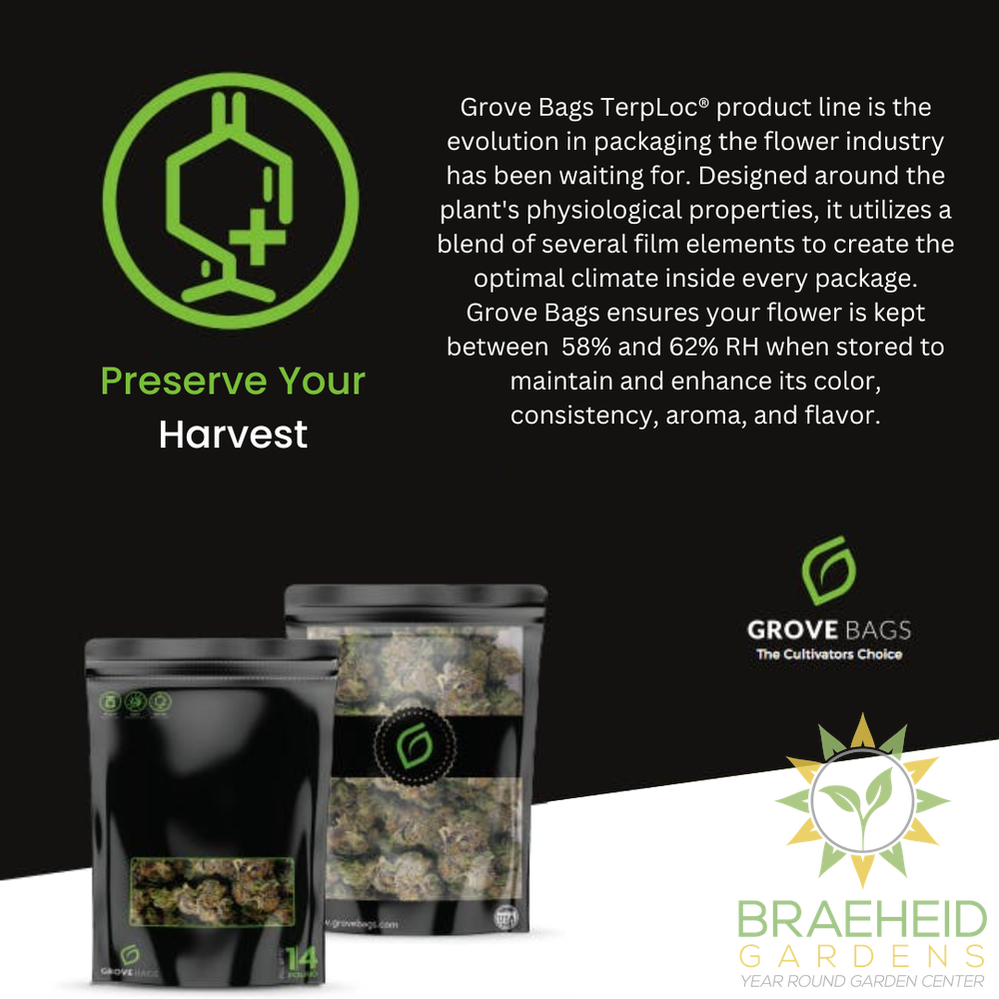 Grove Bags - TerpLoc Curing & Storage Bags (1 Pound)