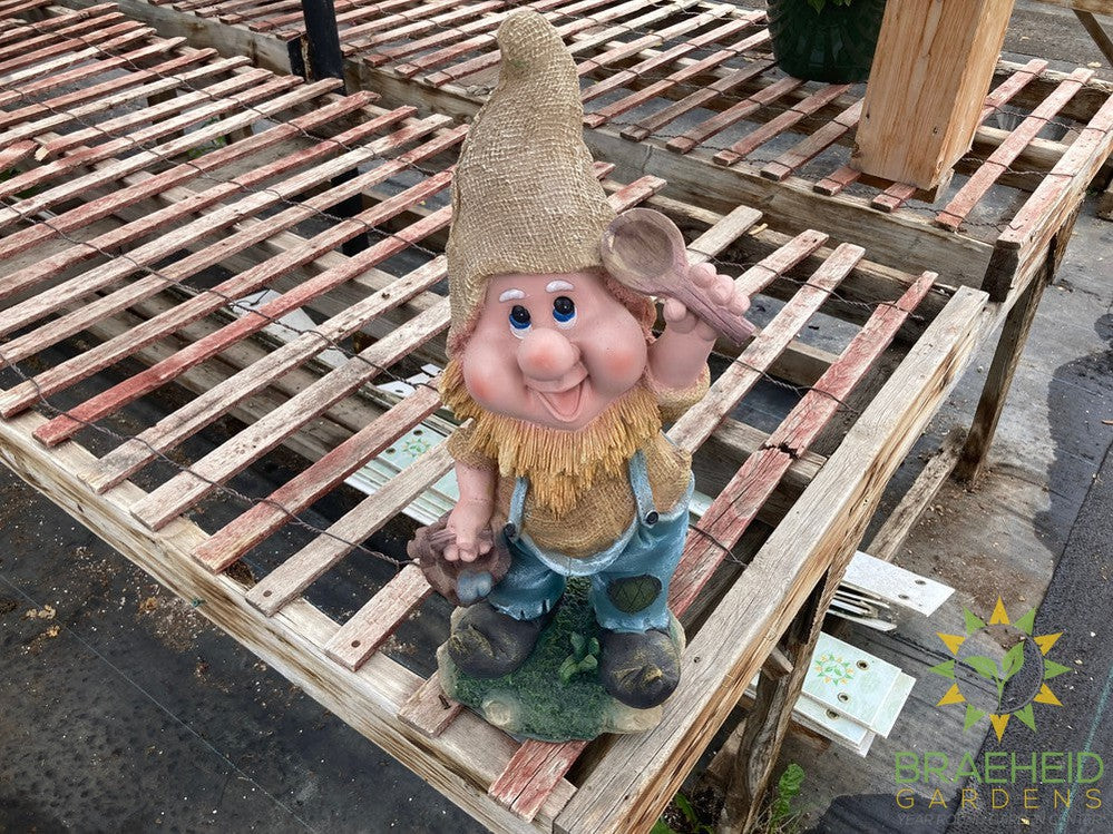 Gnomes Working Garden Gnome