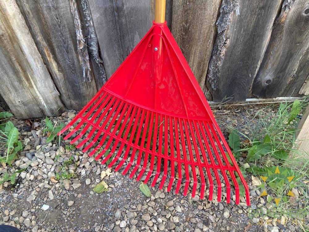 Poly Leaf Rake 26 Tines x 24"-NO SHIP