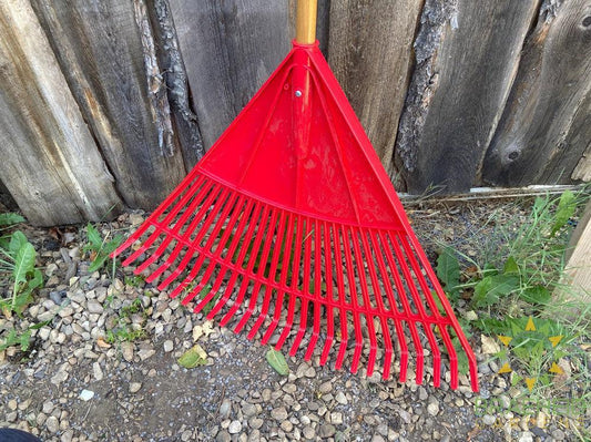 Poly Leaf Rake 26 Tines x 24"-NO SHIP