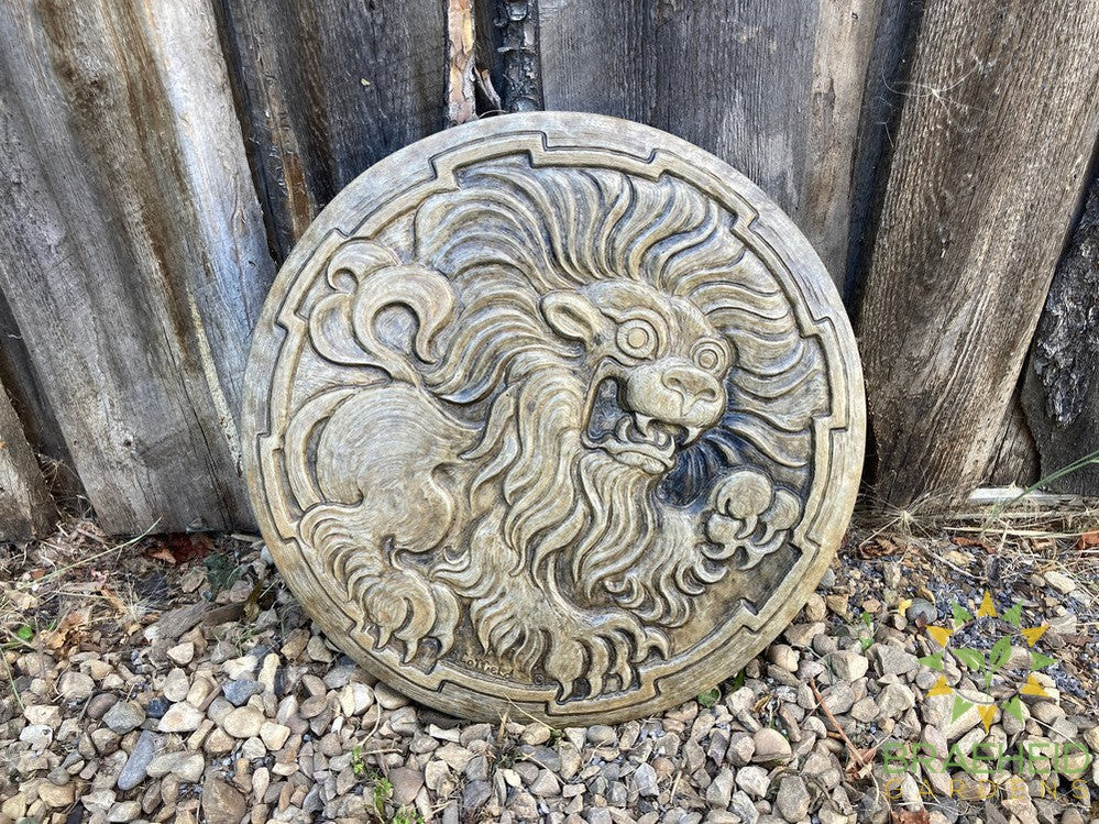 Stepping Stone Fu Dog Garden Ornament - NO SHIP -