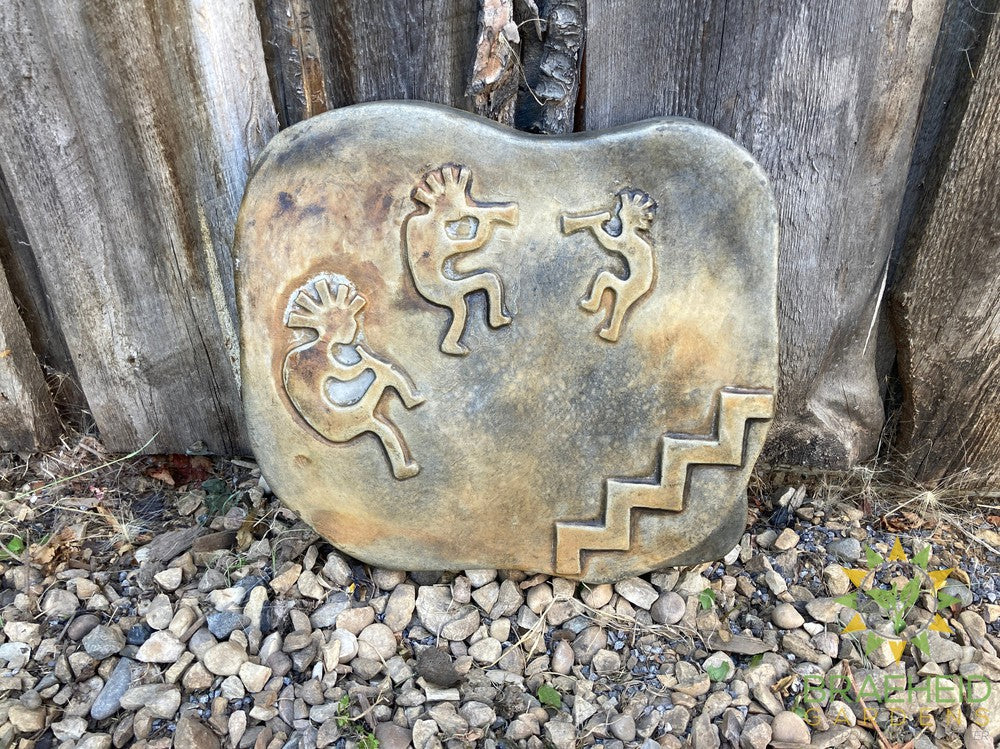 Stepping Stone Kokopelli Garden Ornament - NO SHIP -
