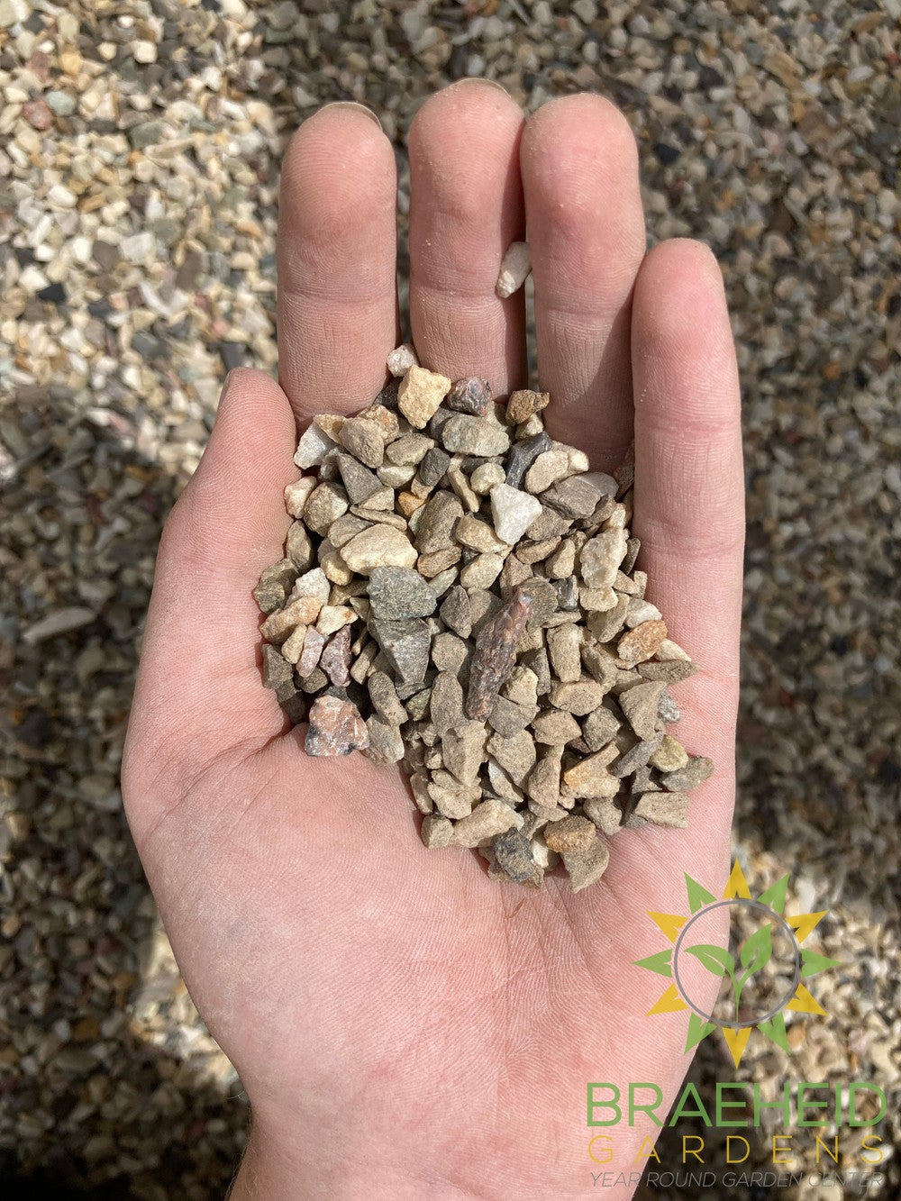 Washed Tile Rock 1/4"