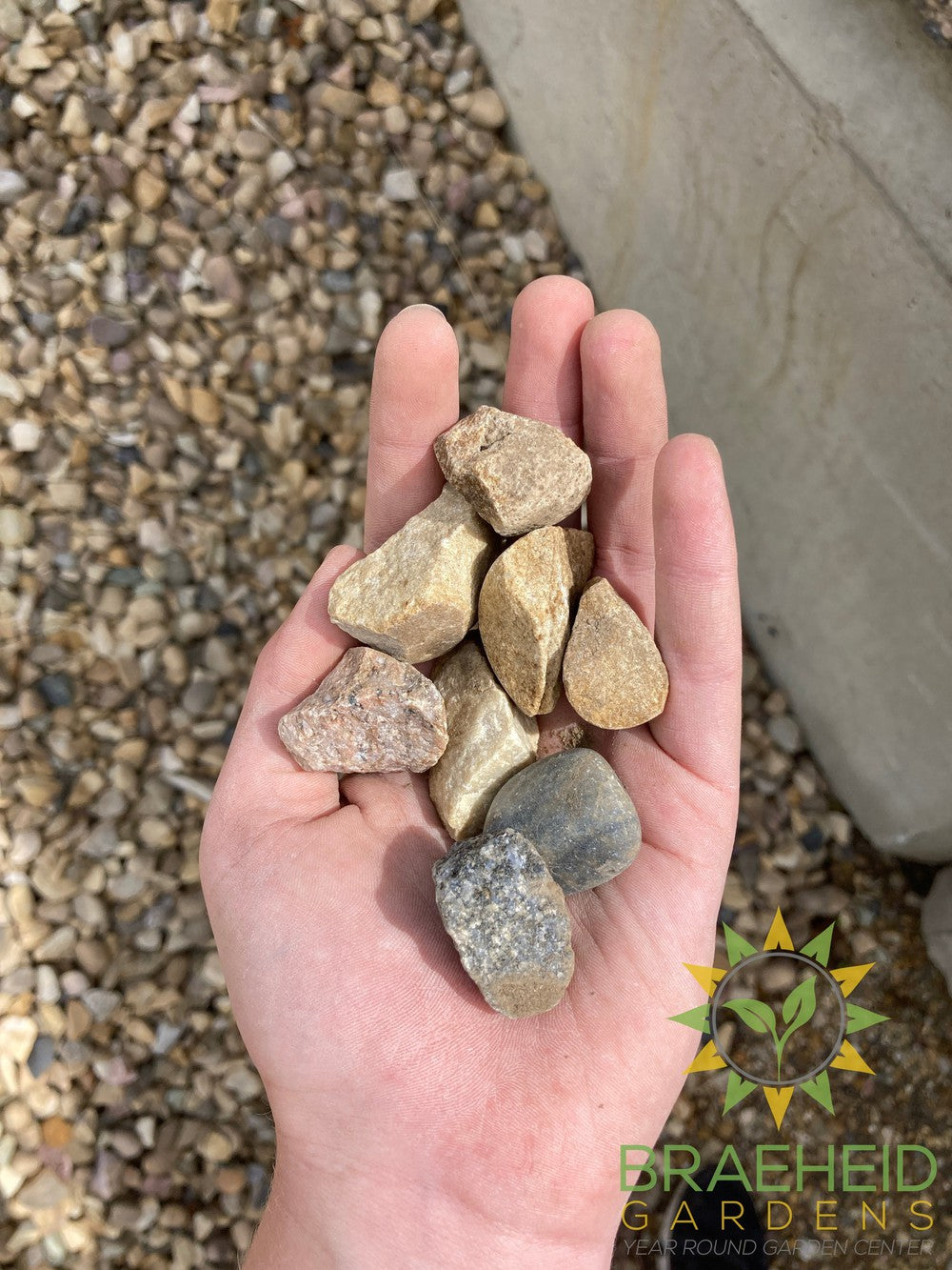 Washed Tile Rock 3/4"