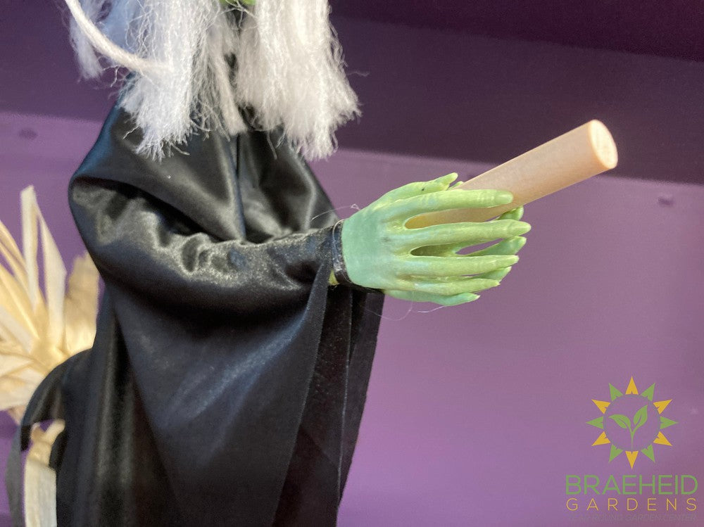 Flying Halloween Witch Figurines