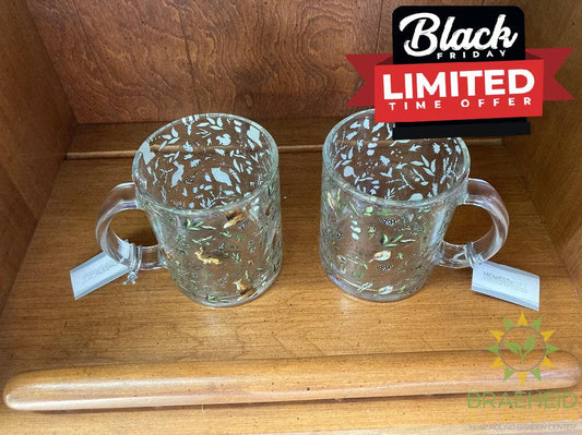 Woodland Glass Holiday Mug