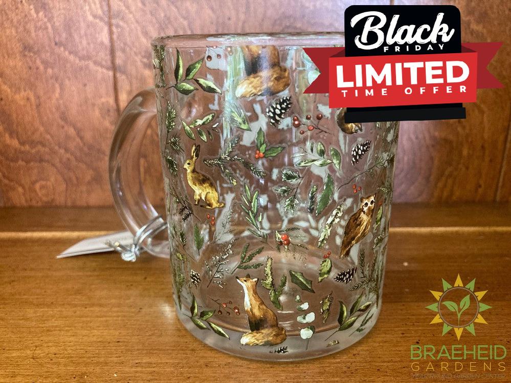 Woodland Glass Holiday Mug