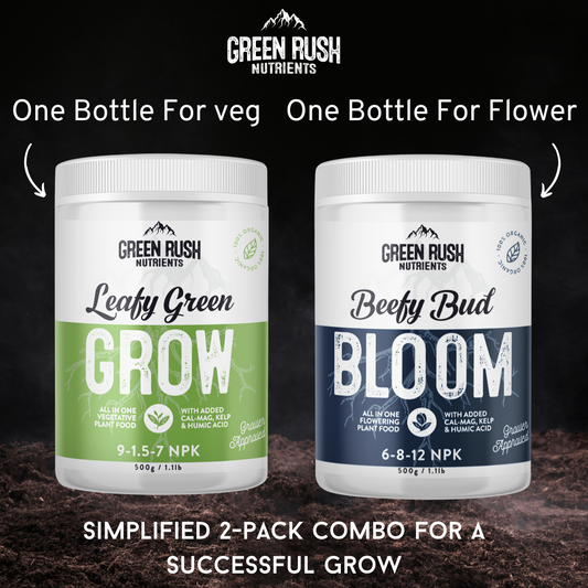 Veg To Harvest Pack: Leafy Green Grow & Beefy Bud Bloom Combo