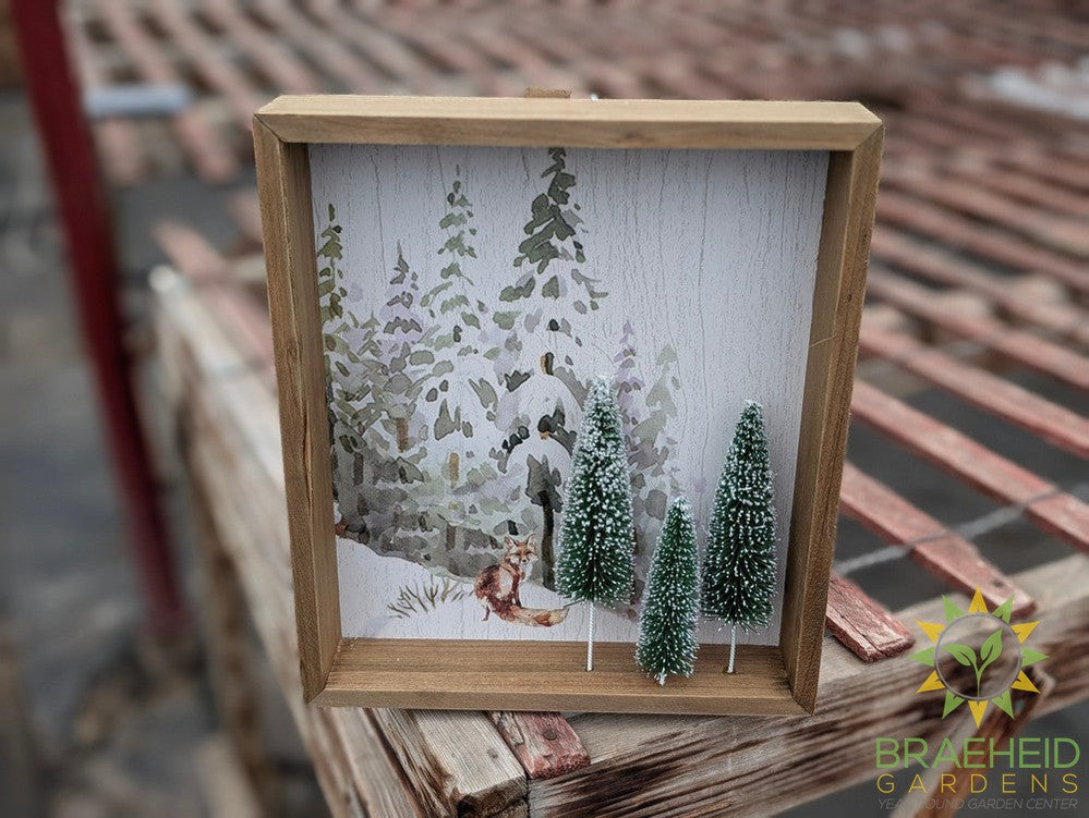 Winter Scene Shadow Box