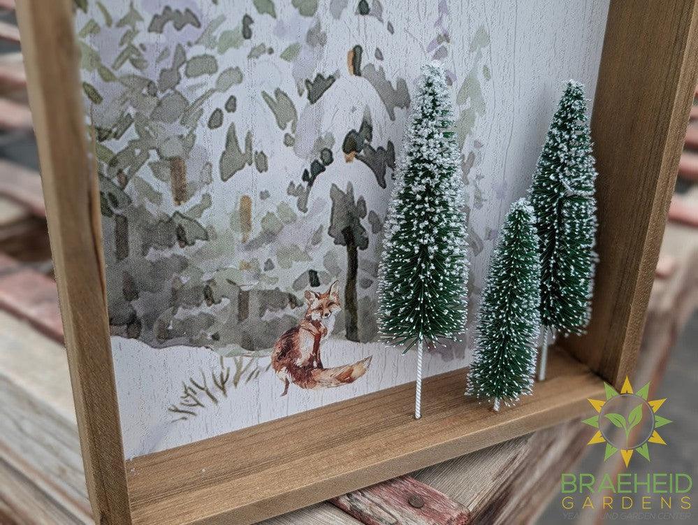 Winter Scene Shadow Box