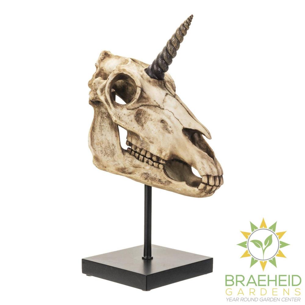 Unicorn Skull on Stand
