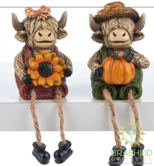 Sunflower Wishes Cow Shelfsitters