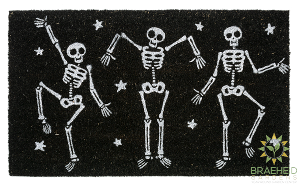 Dancing Skeleton Doormat - NO SHIP -