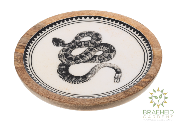 Round Gothic Halloween Tidbit Tray