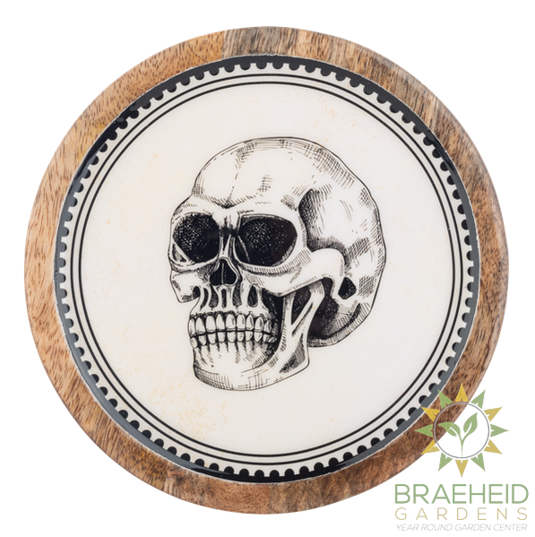 Round Gothic Halloween Tidbit Tray