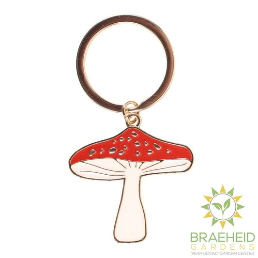 Lucky Toadstool Mushroom Keyring