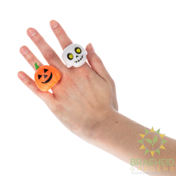 Flashing Halloween Rings