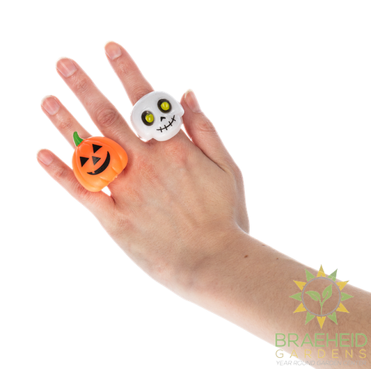 Flashing Halloween Rings