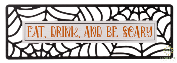 Oversized Spider Web Halloween Signs