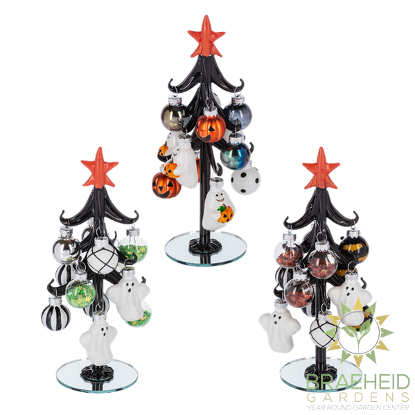 Halloween Tree with Ornaments