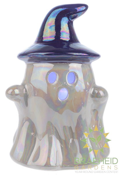 Iridescent Light up Ghost Figurine