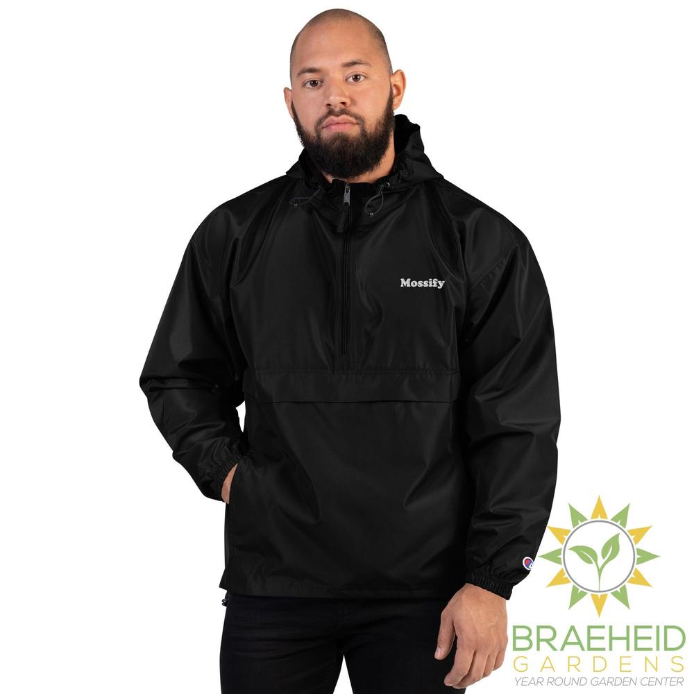 Embroidered Mossify / Champion Packable Jacket