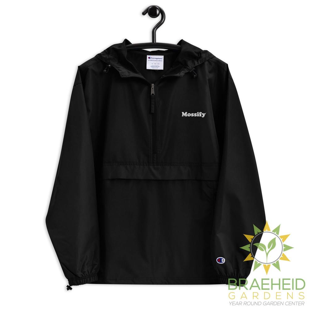 Embroidered Mossify / Champion Packable Jacket