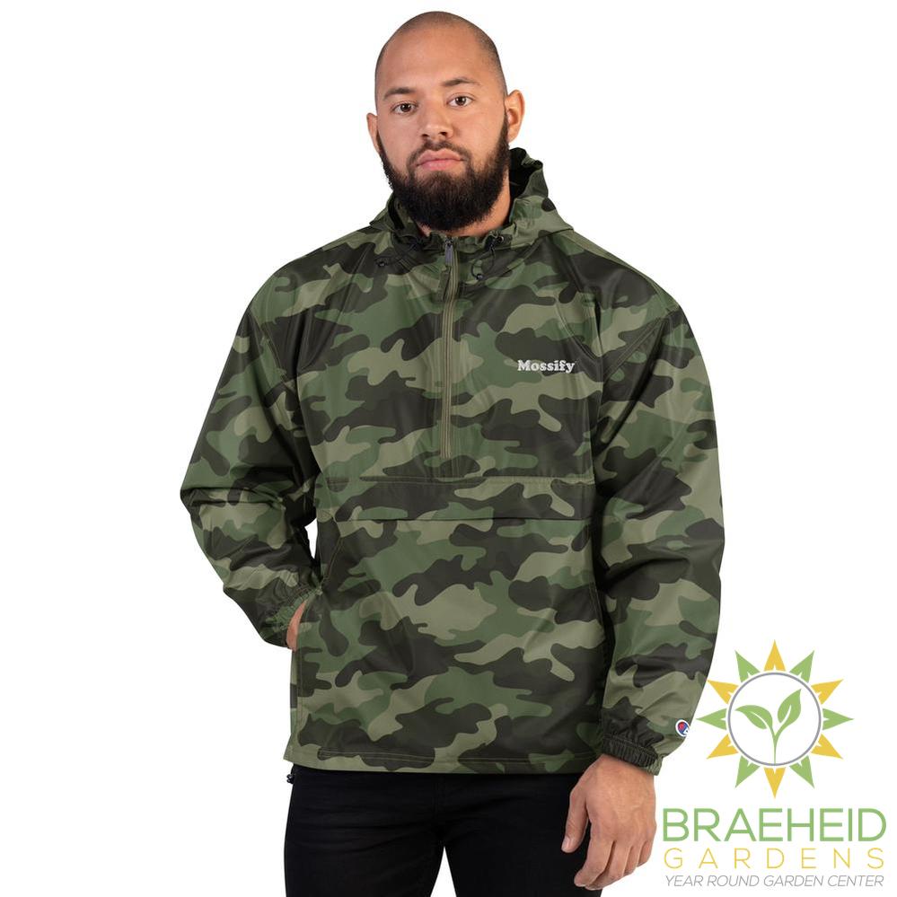 Embroidered Mossify / Champion Packable Jacket